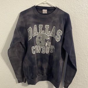 Vintage Sun Faded Dallas Cowboys Graphic Sweatshirt
